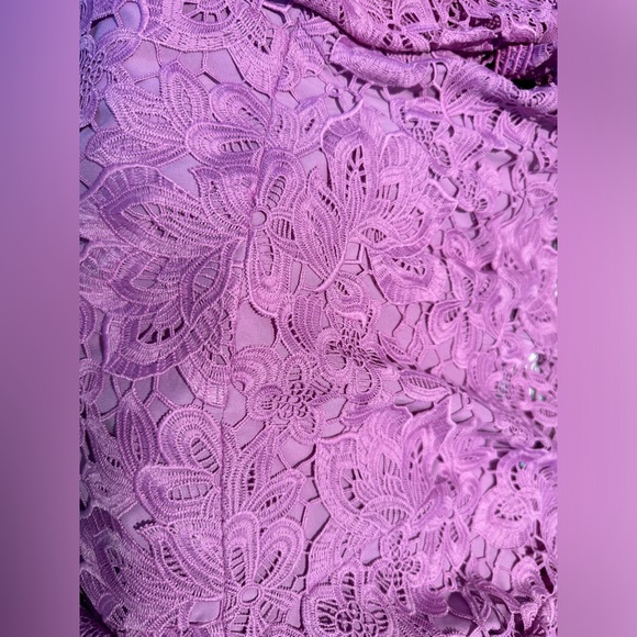 BNWT Lila Rose Purple lace midi dress sz 6US - Picture 10 of 10